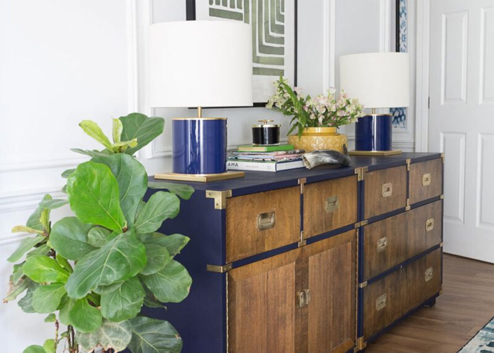 Easy, Inexpensive Spray Paint Campaign Dresser Tutorial Plutonium Paint