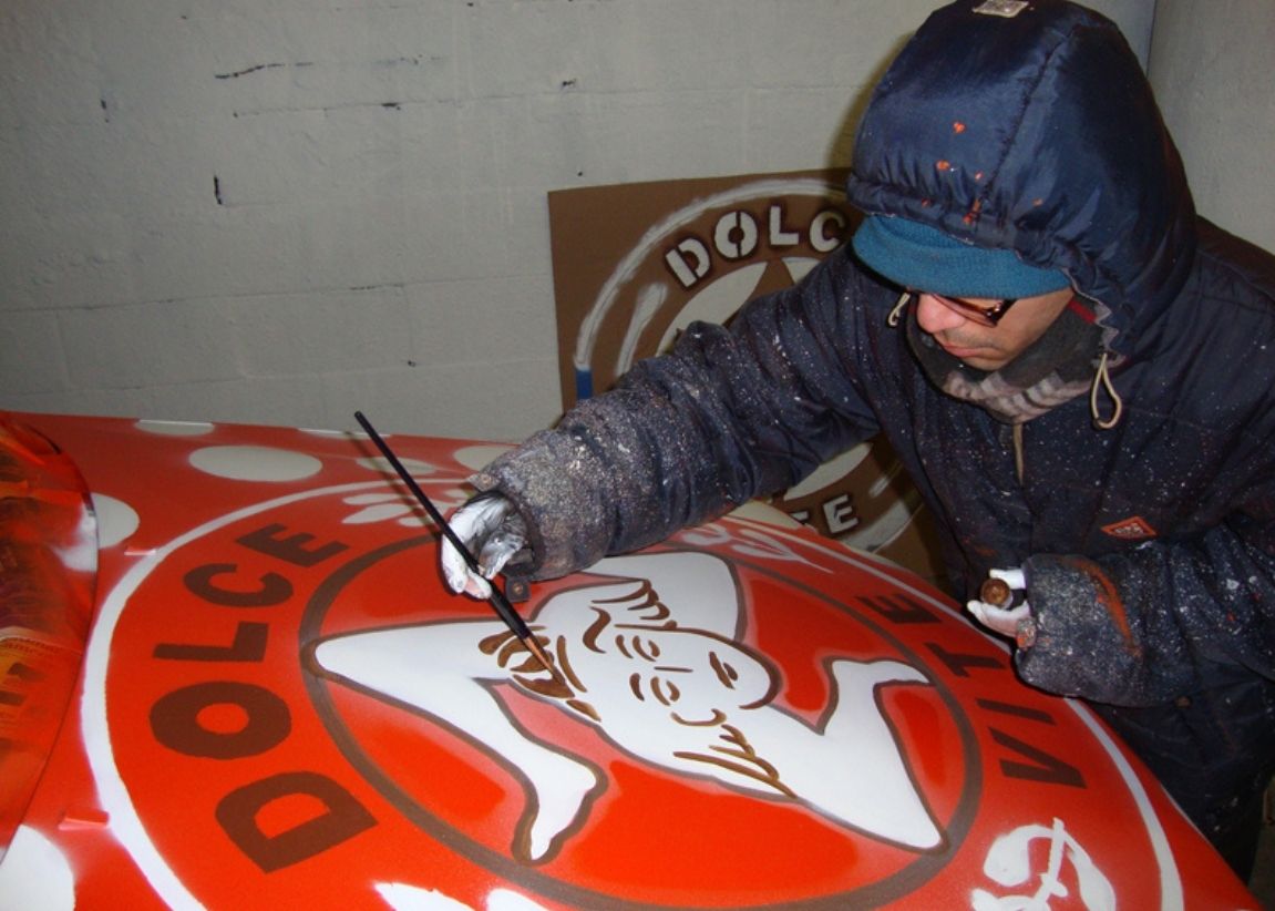 Spray Paint Cars? Yes! Take a look at the Chocolatto Mobile