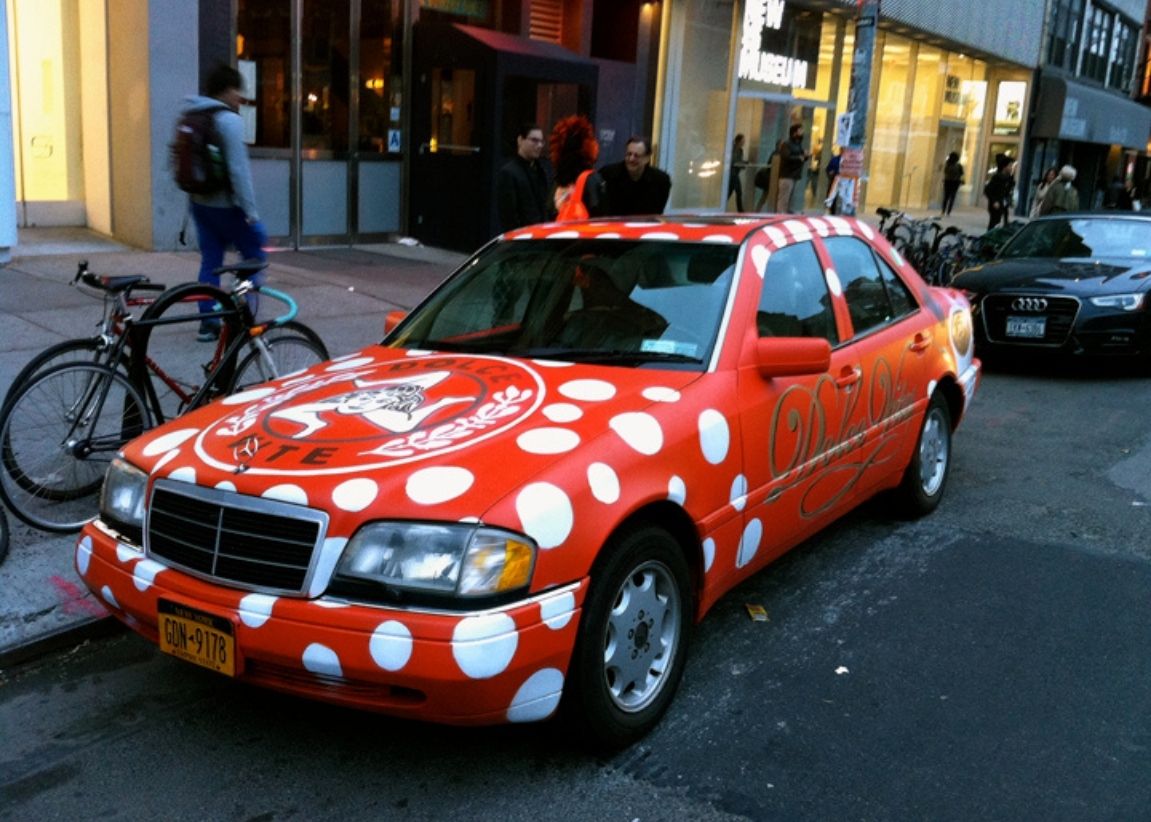 Spray Paint Cars? Yes! Take a look at the Chocolatto Mobile