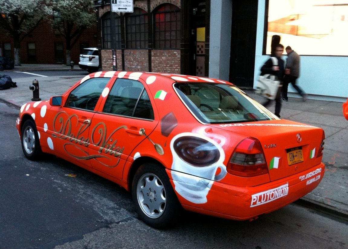 Spray Paint Cars? Yes! Take a look at the Chocolatto Mobile
