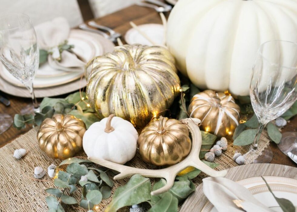 5 Spray Paint Thanksgiving Centerpiece Ideas to Impress Your Guests ...