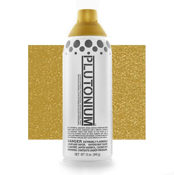 Product Image for Plutonium Paint 1st Place Gold Metallic Spray Paint