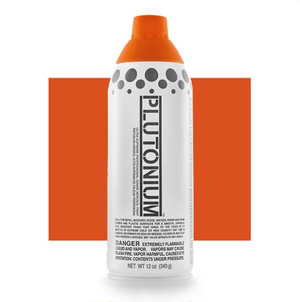 Product Image for Plutonium Paint Pumpkin Orange Spray Paint