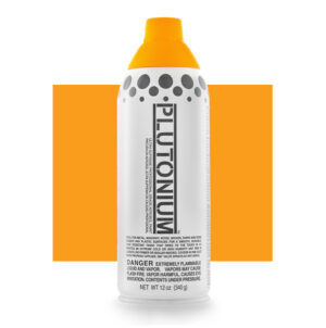 Product Image for Plutonium Paint Sunny D Yellow Orange Spray Paint