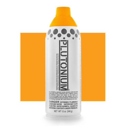 Product Image for Plutonium Paint Sunny D Yellow Orange Spray Paint